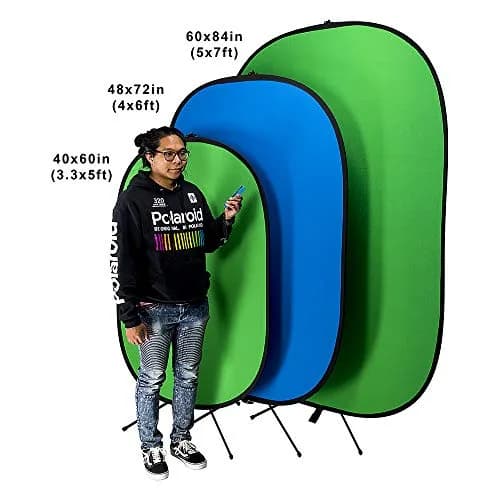 Fotodiox Pro Collapsible Background 40x60in | Chromakey Green & Blue, Portable & Easy Setup thumbnail 4