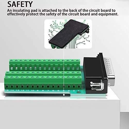 ANMBEST DB44 Solderless Serial to 44 Pin Port Terminal Male Adapter | 2A 24V Rated thumbnail 3