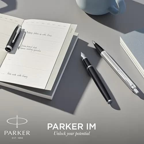 Parker IM Rollerball Pen, Fine Point, Matte Black, 0.9mm | Smooth Writing for Professionals thumbnail 6