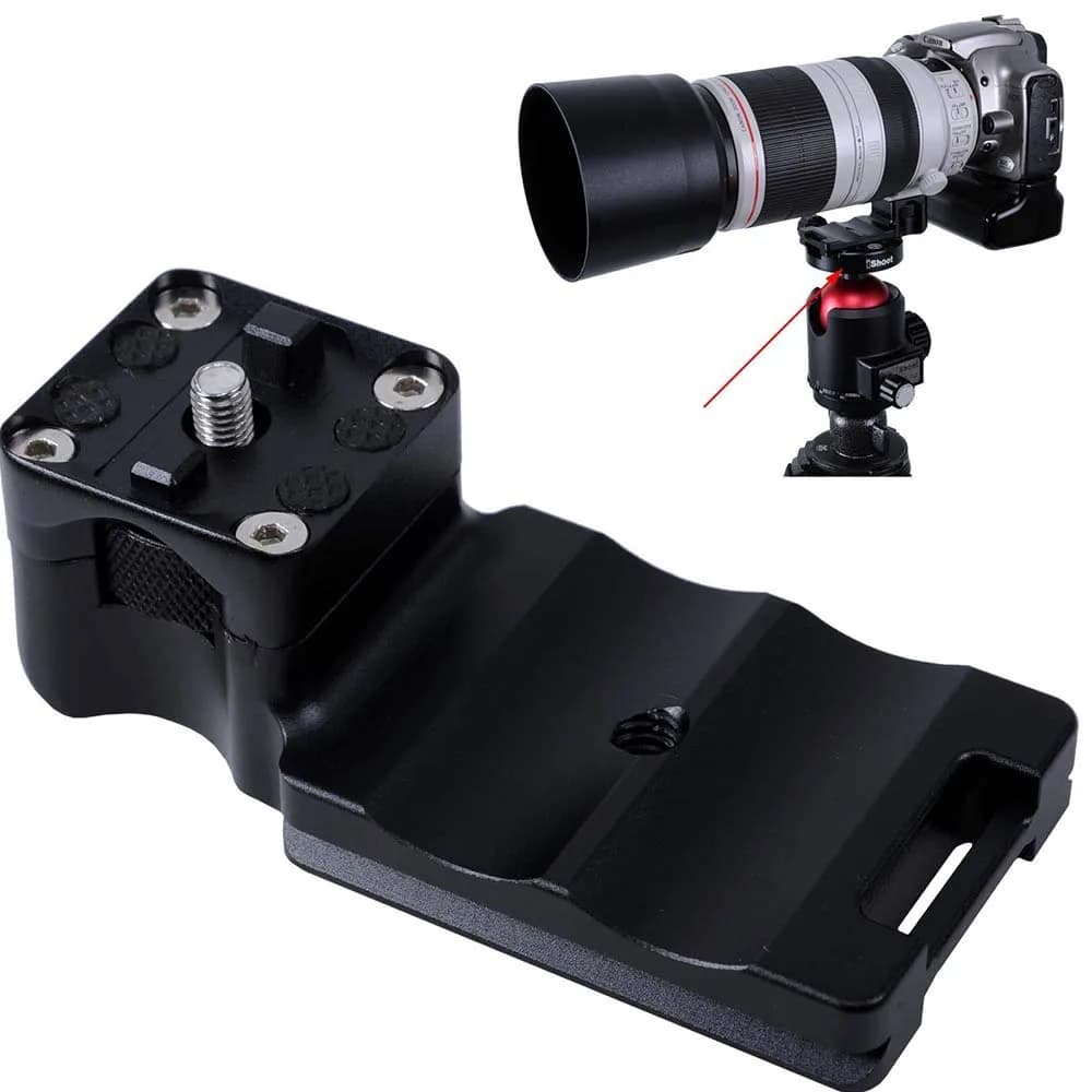 iShoot Lens Collar Foot Tripod Mount Ring Base for Canon EF 100-400mm f/4.5-5.6L IS II USM | Quick Release Plate, CNC Aluminum