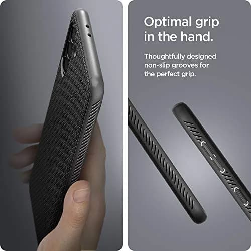 Spigen Galaxy S21 Plus Case Liquid Air Matte Black | Military-Grade Protection & Slim Fit thumbnail 6