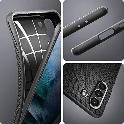 Spigen Galaxy S21 Plus Case Liquid Air Matte Black | Military-Grade Protection & Slim Fit thumbnail 3