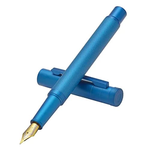 Asvine Hongdian 1851 Blue Forest Fountain Pen with Extra Fine Nib - Smooth Writing thumbnail 3