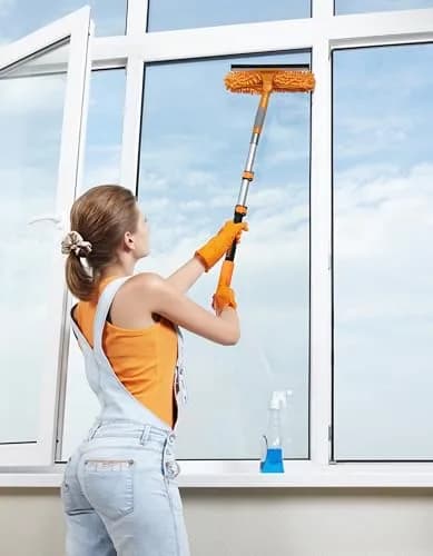 EXTEND-A-REACH 1.5-3 ft Long Paint Roller Extension Pole | Multi-Purpose Telescopic Handle for Painting, Dusting & Window Cleaning thumbnail 4