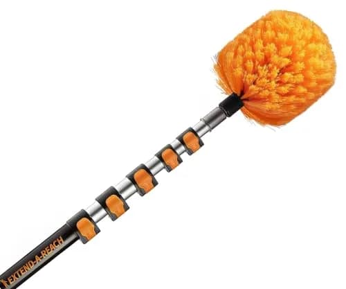 EXTEND-A-REACH Telescopic Cobweb Duster with Extension Pole, 25 ft (7.62 m) | High Reach for Indoor & Outdoor Cleaning thumbnail 1