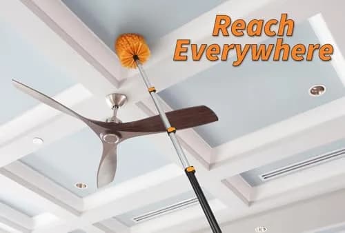 EXTEND-A-REACH Telescopic Cobweb Duster with Extension Pole, 25 ft (7.62 m) | High Reach for Indoor & Outdoor Cleaning thumbnail 5