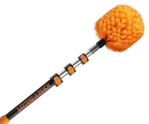 EXTEND-A-REACH 4-13 ft Cobweb Duster with Extension Pole, 20 ft Reach | Microfiber Head & Aluminum Handle thumbnail 1
