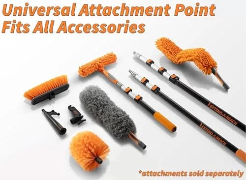 EXTEND-A-REACH 4-13 ft Cobweb Duster with Extension Pole, 20 ft Reach | Microfiber Head & Aluminum Handle thumbnail 8