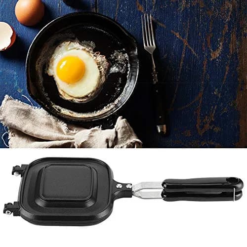 Oumefar Square Double-Sided Pancake Pan 36.5x16x3.5cm (14.4x6.3x1.4in) | Nonstick Sandwich Maker for Breakfast Omelettes thumbnail 2