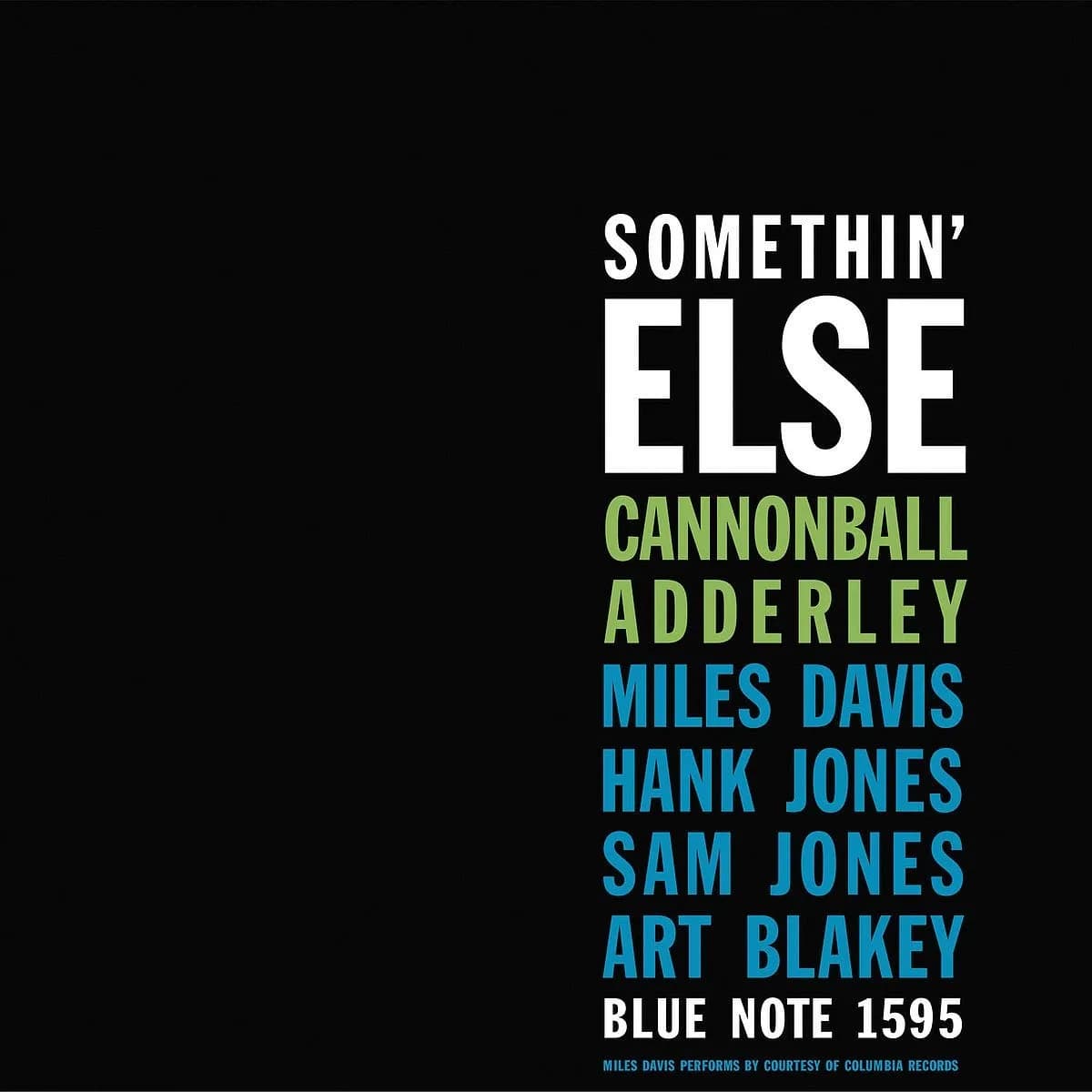 Blue Note Somethin' Else LP | Classic Jazz Vinyl with Original Master Tapes