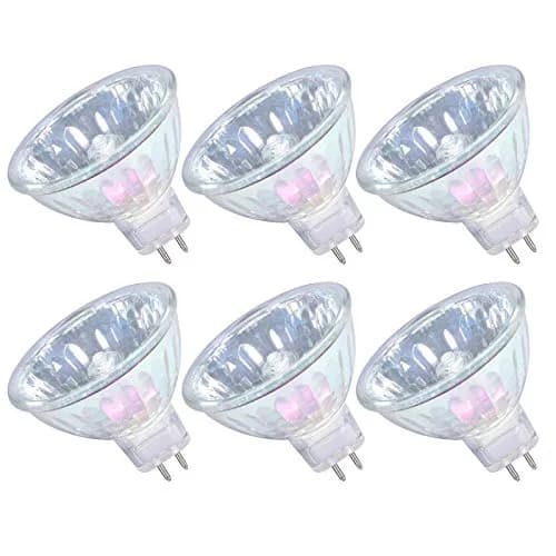 GMY MR16 Halogen Light Bulb 50W 12V GU5.3 Base, 720 Lumens, Dimmable Spot Light 6 Pack | Specialty Lighting for Cabinets & Displays thumbnail 1