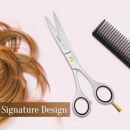 FACON Professional Hair Cutting Scissors 6.5 Inch Japanese Stainless Steel | Razor Edge Barber Shears for Men, Women & Kids thumbnail 9
