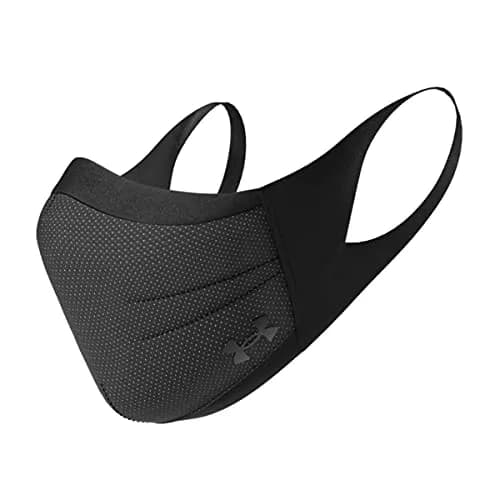 Under Armour Sports Facemask - Black/Black Small/Medium | Breathable, Reusable, All-Day Comfort thumbnail 1