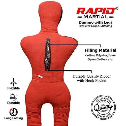 Rapid Martial 6ft Unfilled Punching Bag | MMA & Karate Training Equipment thumbnail 7