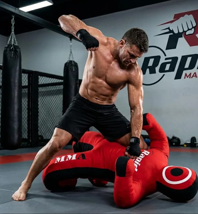 Rapid Martial 6ft Unfilled Punching Bag | MMA & Karate Training Equipment thumbnail 4