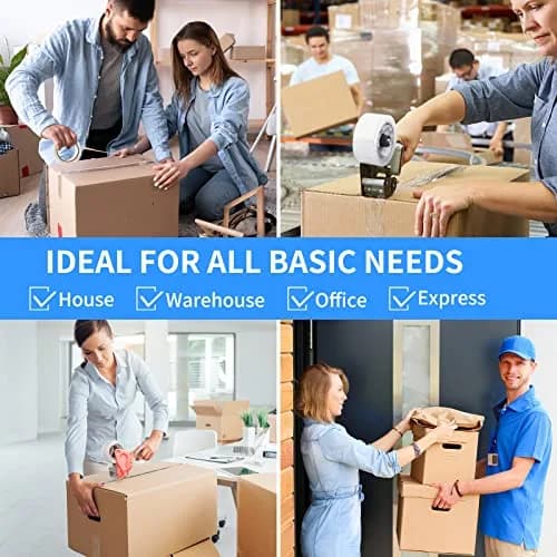 JARLINK Clear Packing Tape 12 Rolls | 55m (60 yd) x 48mm (1.88") | Heavy Duty BOPP Acrylic Adhesive Tape thumbnail 6