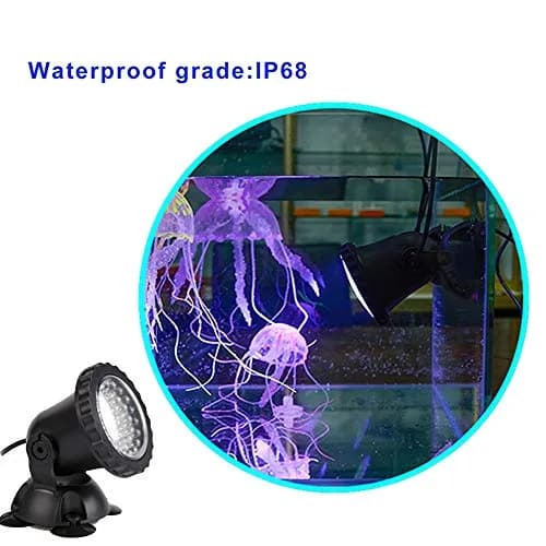 SHOYO Color Changing Pond Lights 3-Pack | Submersible RGB LED Spotlights with Timer & Remote thumbnail 2