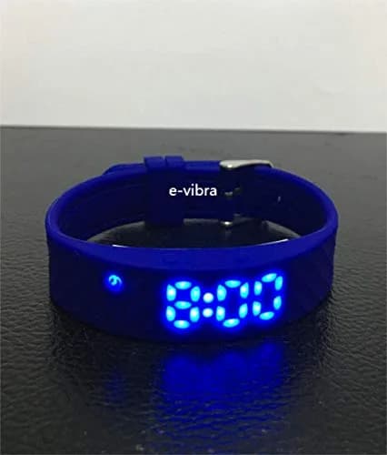 e-vibra Potty Training Watch Silent Vibrating Alarm Reminder Blue | 10cm-22.5cm Wrist thumbnail 2