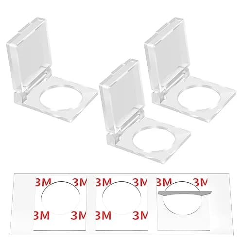 DAIERTEK 22mm Push Button Switch Cover Guard Protector, Transparent Plastic, 3-Pack | Child-Proof, Dust-Proof, Waterproof thumbnail 1