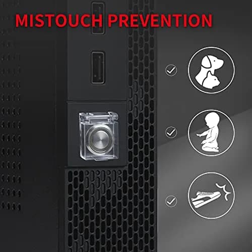DAIERTEK 22mm Push Button Switch Cover Guard Protector, Transparent Plastic, 3-Pack | Child-Proof, Dust-Proof, Waterproof thumbnail 5