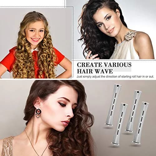 WILLBOND Hair Perm Rods 36 Pcs, Gray, 0.59 Inch | Easy Curling, Safe & Reusable thumbnail 7