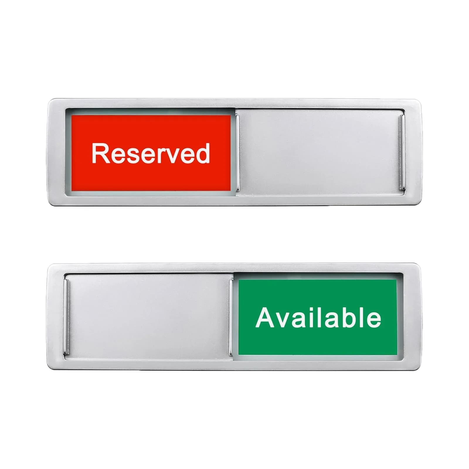 LoYinLo Do Not Disturb/Please Knock Sign 7'' x 2'' Black | Magnetic Privacy Door Indicator