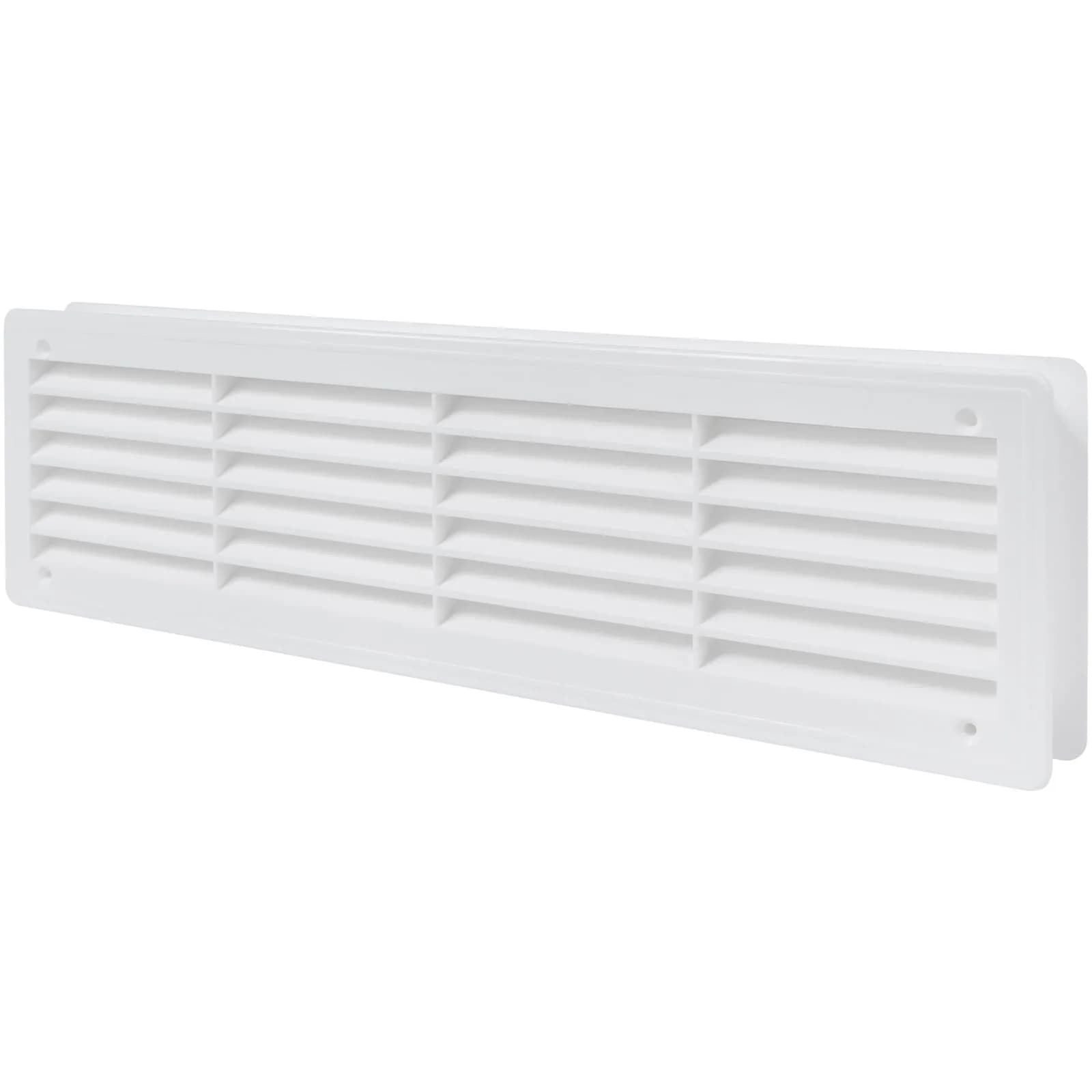 Vent Systems White Plastic Door Air Vent Cover Grill 45cm (18" x 5") | Improves Airflow Between Rooms - main product image