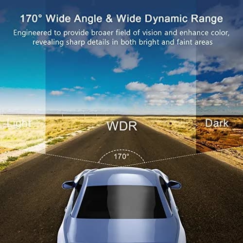 BOOGIIO 1080P Dash Cam with 32GB SD Card, 3-inch IPS Screen, 170° Wide Angle, Aluminum Alloy Case | Night Vision, WDR, Parking Monitor thumbnail 7