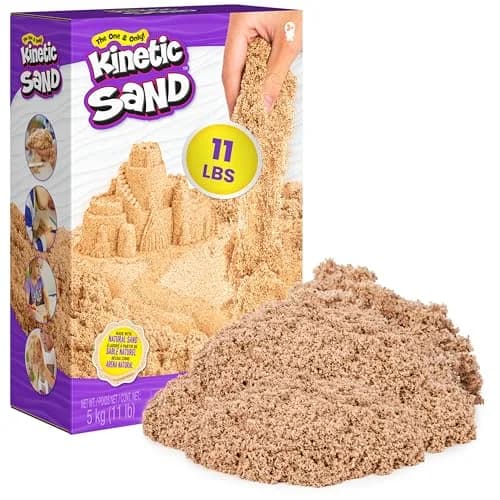 Kinetic Sand 5kg (11lb) Natural Brown Bulk Play Sand | Sensory Toy for Kids Ages 3+ thumbnail 1