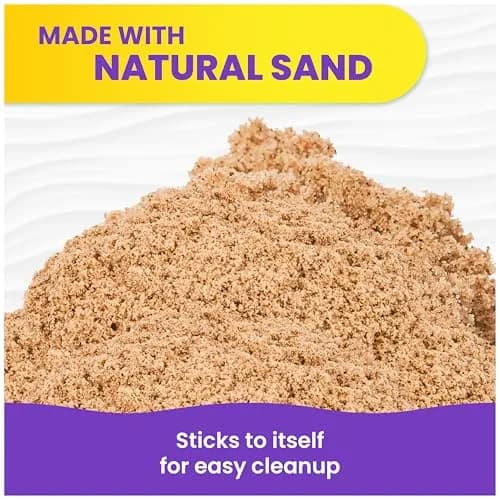 Kinetic Sand 5kg (11lb) Natural Brown Bulk Play Sand | Sensory Toy for Kids Ages 3+ thumbnail 4