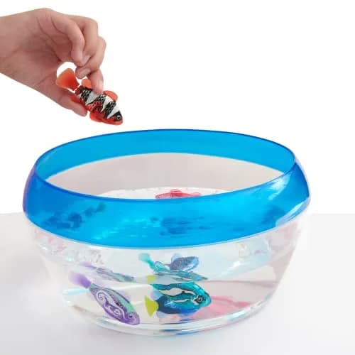 Robo Alive Robo Fish Robotic Swimming Fish 2 Pack (Blue + Red) | Water Activated Color Change Toy thumbnail 6