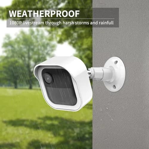 Pefecon 3-Pack Blink Outdoor Camera Housing & Mounts with Sync Module Mount, White | Weatherproof Protective Covers for Blink Outdoor 4/2K+ thumbnail 5