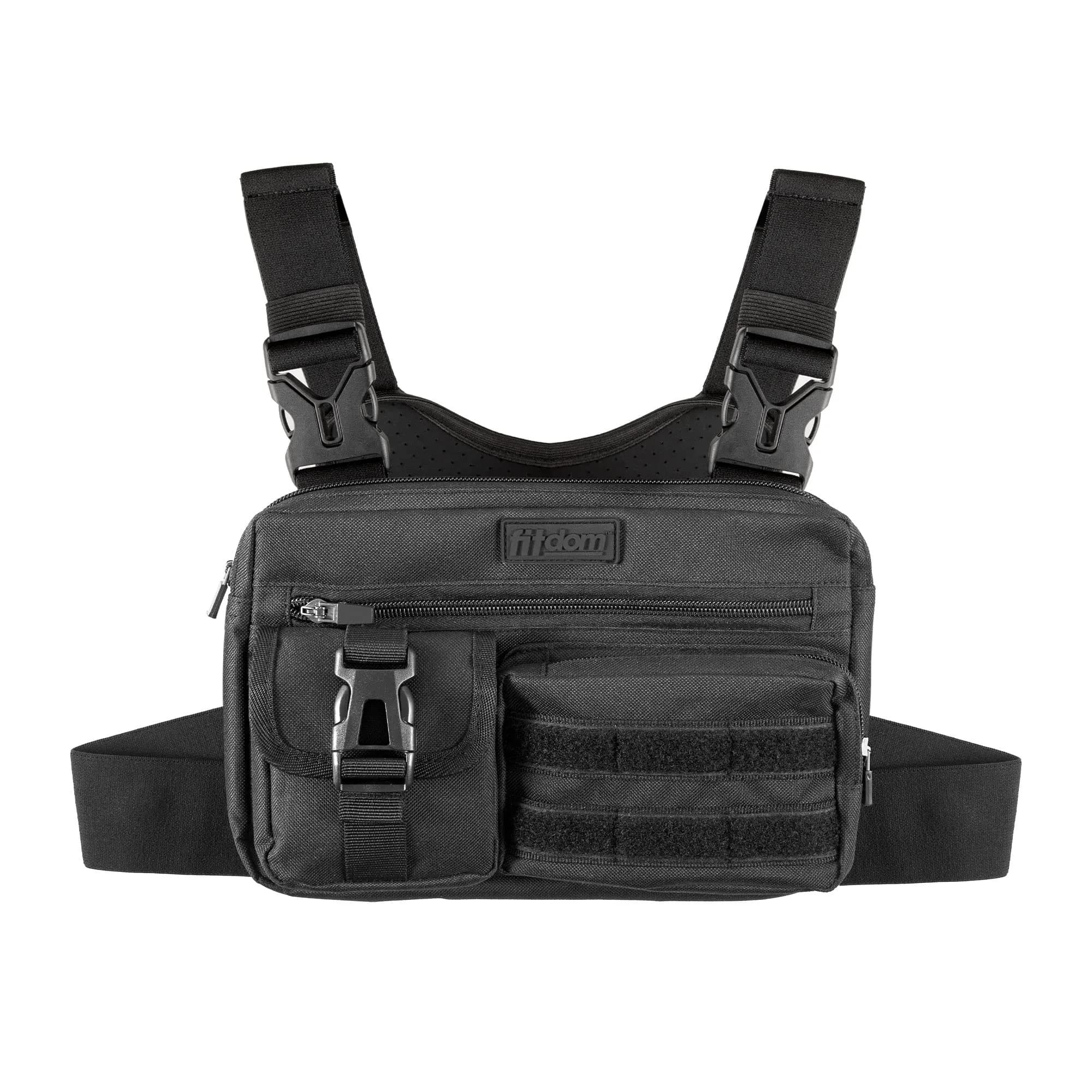 Fitdom Running Chest Pack for Men | Water-Resistant, Adjustable, Multiple Pockets - main product image