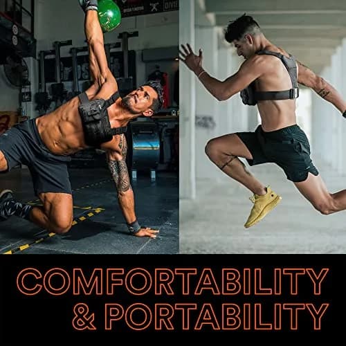 Fitdom Running Chest Pack for Men | Water-Resistant, Adjustable, Multiple Pockets thumbnail 3