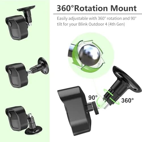 Pefecon All-New Blink Outdoor Camera Cover for Blink Outdoor 4/2K+ Camera/3rd Gen | Weatherproof, Adjustable, Easy Install thumbnail 4