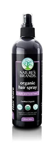 Nature's Brands Organic Hair Spray 16 Fl Oz | No Toxic Synthetic Chemicals, USDA Organic, Herbal Aroma thumbnail 1