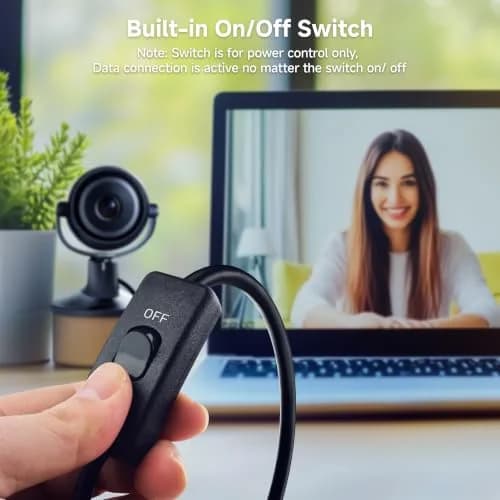 Cable Matters USB 3.0 Extension Cable 6ft (1.83m) with On/Off Switch | 5Gbps Data Transfer thumbnail 3