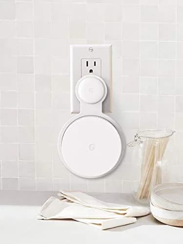 Pefecon Outlet Wall Mount for Google Wifi (2020 Model) | White, 1 Pack thumbnail 6