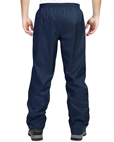 33,000ft Men's Rain Pants Waterproof Windproof Navy | Breathable, Seam-Sealed Outdoor Rainwear thumbnail 2