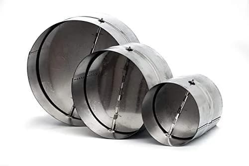 Vent Systems 10" Inch Backdraft Damper Galvanized Steel | One-Way Airflow Blocker for HVAC thumbnail 9