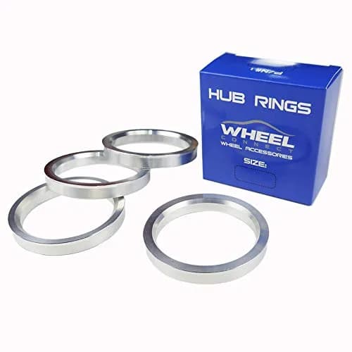 WHEEL CONNECT Hub Centric Rings, 66.6 to 57.1, Aluminium Alloy, Set of 4 | Fix Wheel Vibrations & Improve Fit thumbnail 1