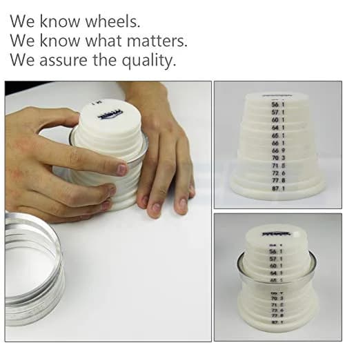 WHEEL CONNECT Hub Centric Rings, 66.6 to 57.1, Aluminium Alloy, Set of 4 | Fix Wheel Vibrations & Improve Fit thumbnail 4