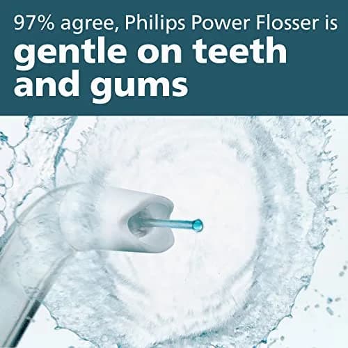 Philips Sonicare Comfort Tips F2 for Power Flosser 2 Count (Pack of 1) | Gentle on Gums thumbnail 2