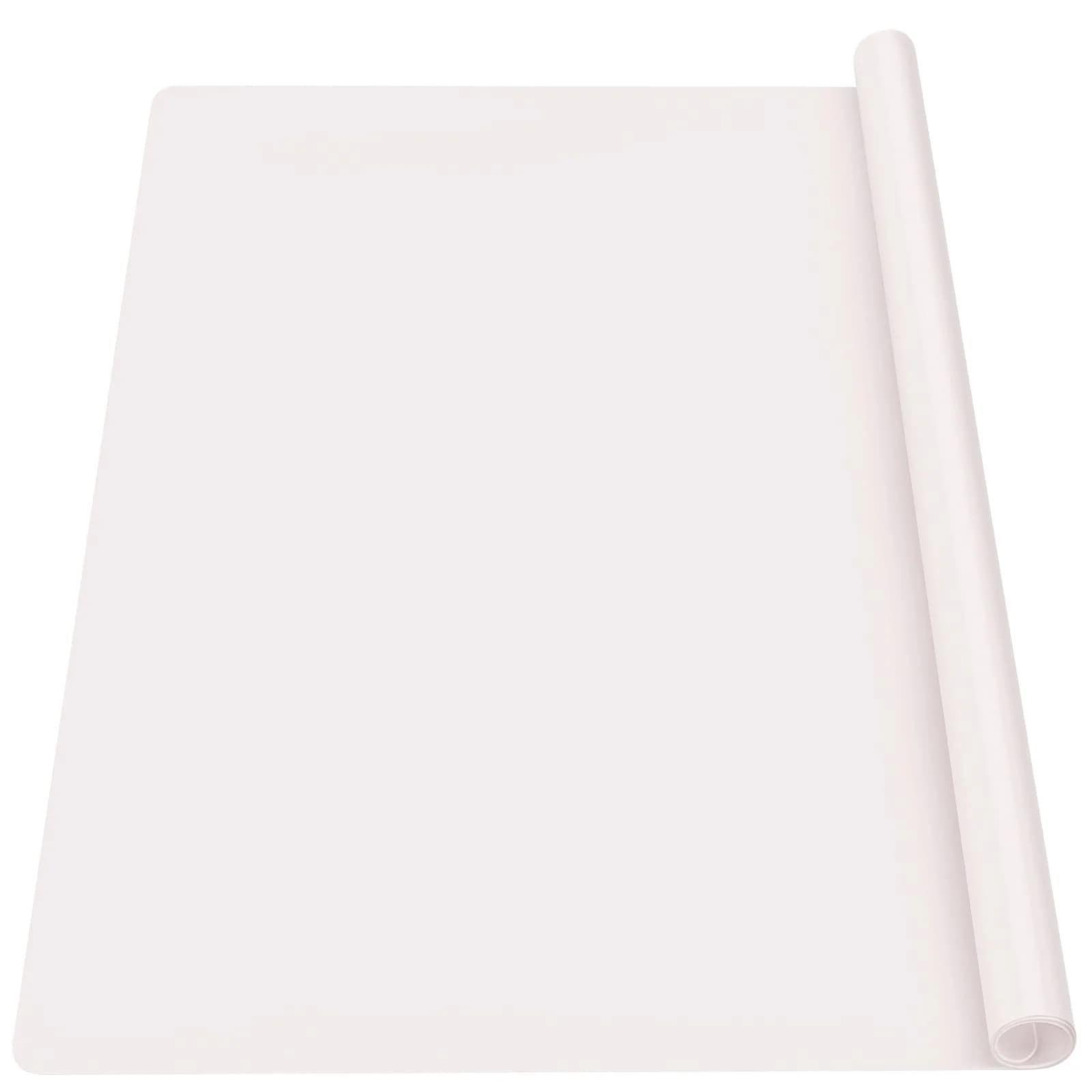 Gartful Oversize Translucent Silicone Mat 70cm x 50cm | Protects Surfaces from Crafts, Resin & Heat — Beige / 17.7" x 25.2"