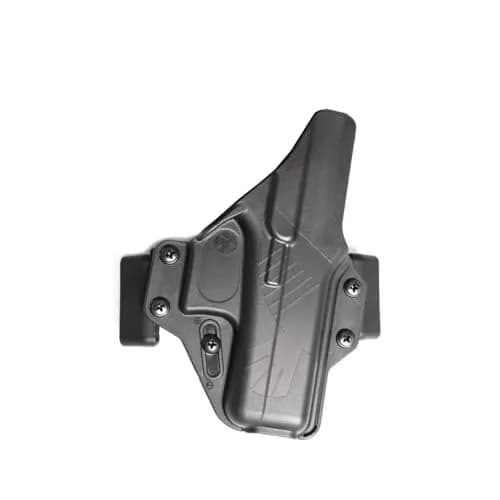 Raven Concealment Systems Perun Gun Holster Compatible with Sig Sauer P320C, X Carry, and M18 | Open Carry OWB Strongside | Black Finish thumbnail 1