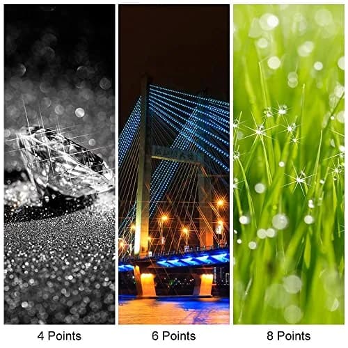 Sedremm 82mm Star Filter Kit (4, 6, 8, 12 Points) with Lens Cap & Pouch | Multi-Coated Optics thumbnail 4