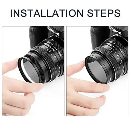 Sedremm 82mm Star Filter Kit (4, 6, 8, 12 Points) with Lens Cap & Pouch | Multi-Coated Optics thumbnail 3