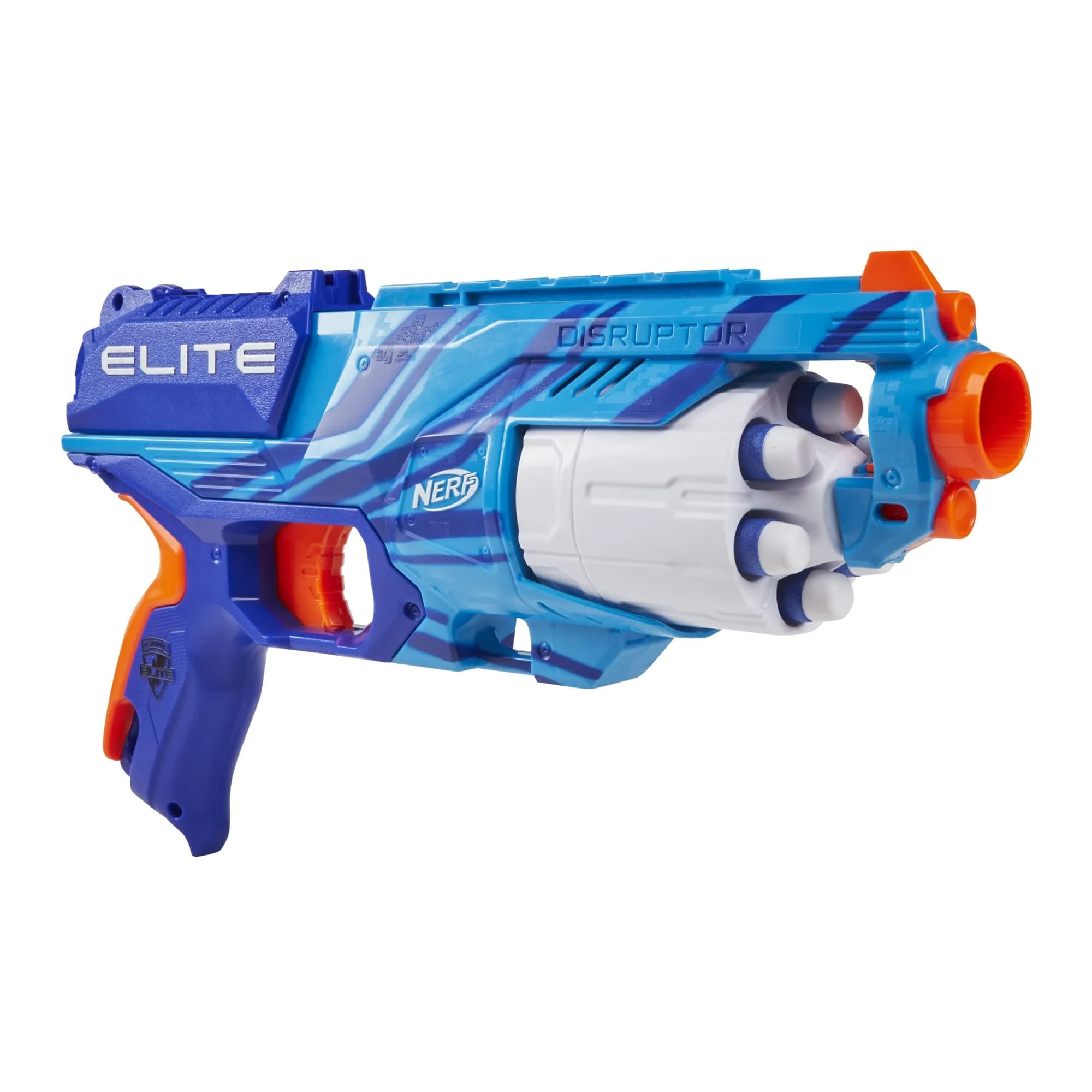 Nerf Elite Disruptor Blaster Reflex Blue | 6-Dart Rotating Drum