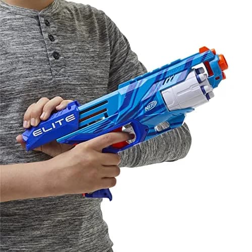 Nerf Elite Disruptor Blaster Reflex Blue | 6-Dart Rotating Drum thumbnail 4