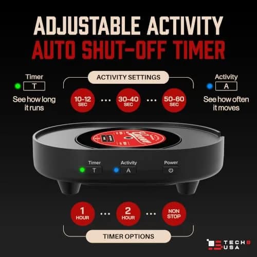 TECH8 USA Mega Disc Mouse Mover Jiggler with Timer, Undetectable USB Device | Keeps Computer Active thumbnail 3